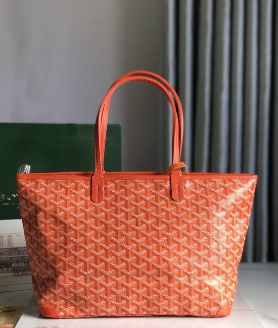 Goyard Artois PM Canvas Leather Tote Bag 020191