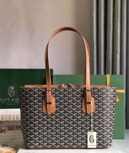 Goyard Vintage Double Zipper Tote Bag 020175