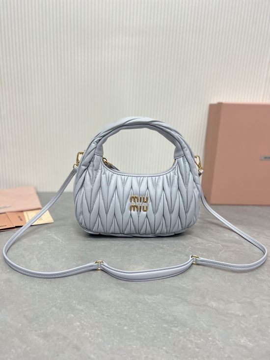 Miu Miu MiuWander Handbag with Matelasse Texture 5BC125