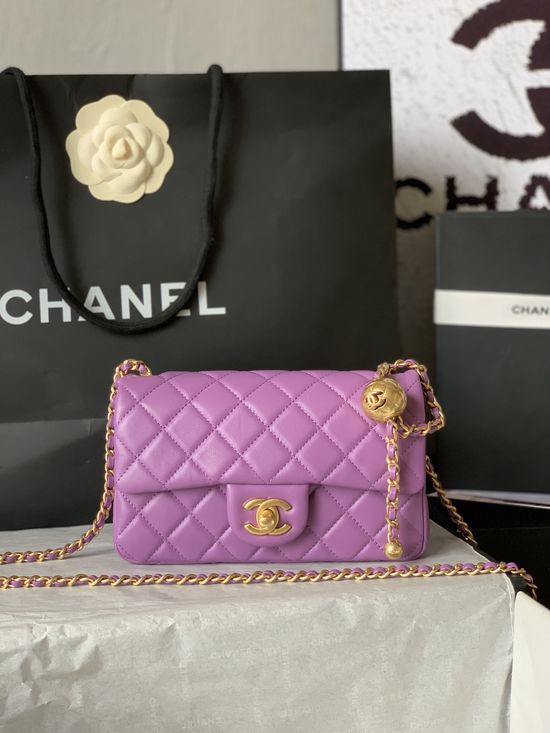 Chanel Classic CF Gold Ball Bag AS1787