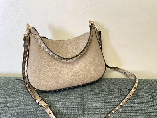 Valentino Mini Hobo Leather Handbag 0725
