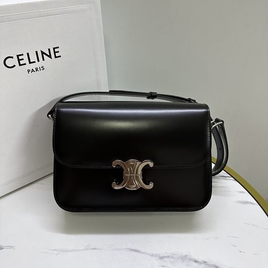 Celine Triomphe Calfskin Classic Shoulder Bag 187363