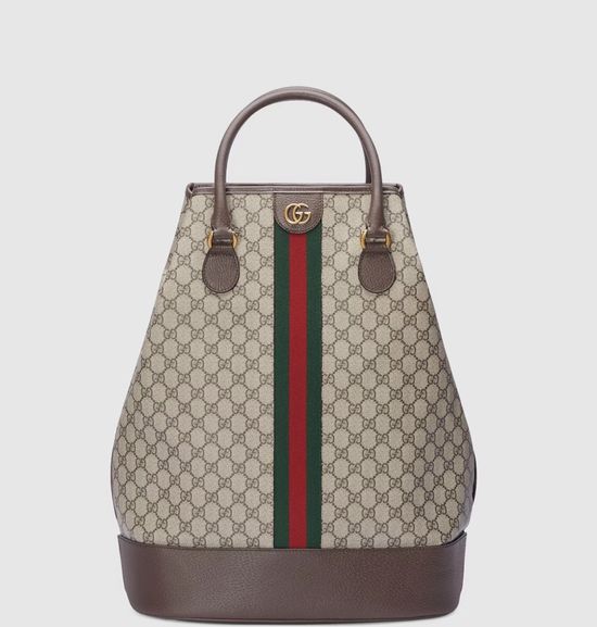 Gucci Ophidia GG Supreme Large Top Handle Bucket Bag 760227