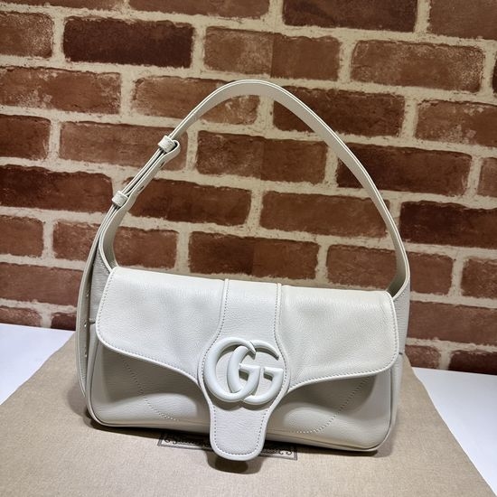 Gucci Off-white Leather Large Shoulder Bag 767226