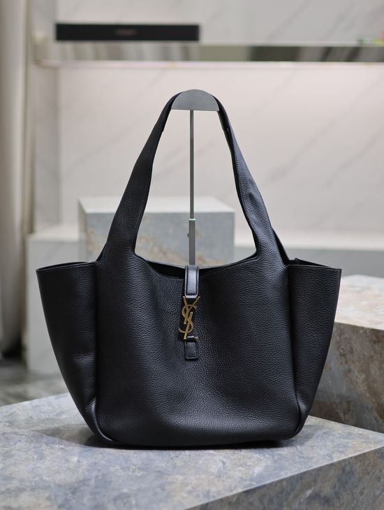 Yves Saint Laurent Bea New Shopping/Hobo Bag with Natural Sag Arc 763435