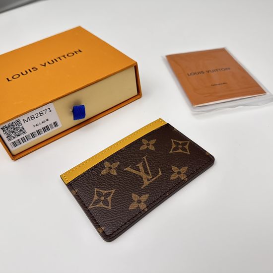 Louis Vuitton Monogram Macassar Small Card Holder M82871