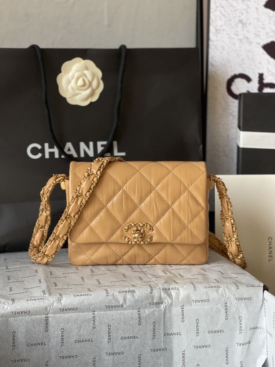Chanel 23K Calfskin Wide Strap Shoulder Bag AS4423