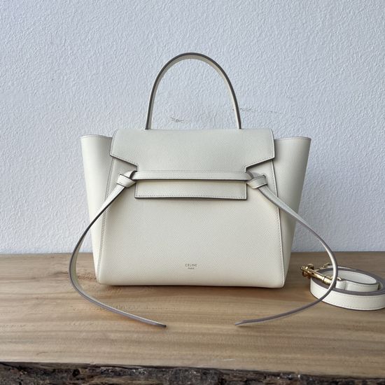 Celine Belt Bag Grained Calfskin Satchel 189153