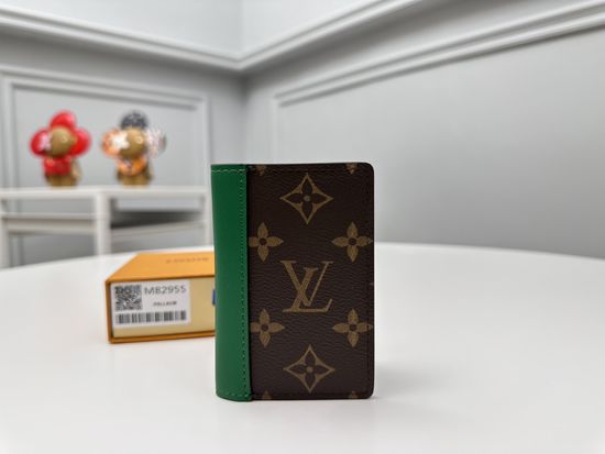 Louis Vuitton Monogram Macassar Pocket Wallet M82955