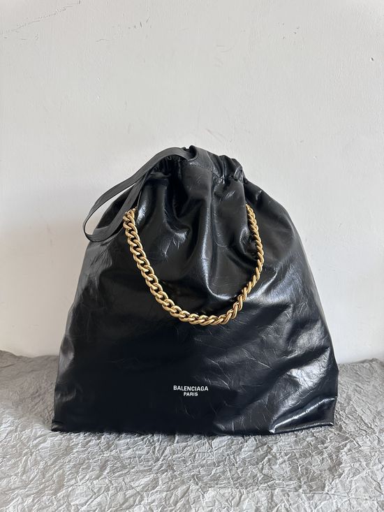 Balenciaga Crush Tote Large Shoulder Bag 0305
