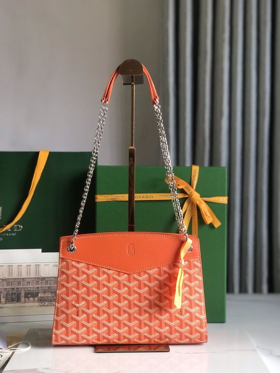 Goyard Rouette Small Chain Leather Lined Bag 020234-1