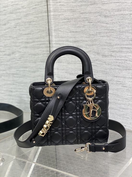 Christian Dior Lady Lambskin Shoulder Bag 6604