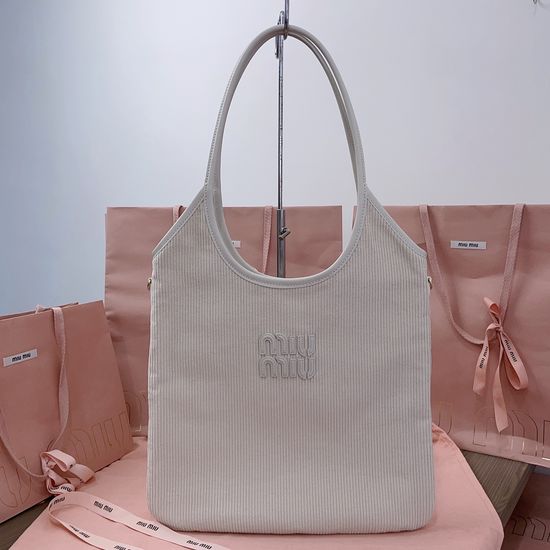 Miu Miu Corduroy Tote Bag 5BG231