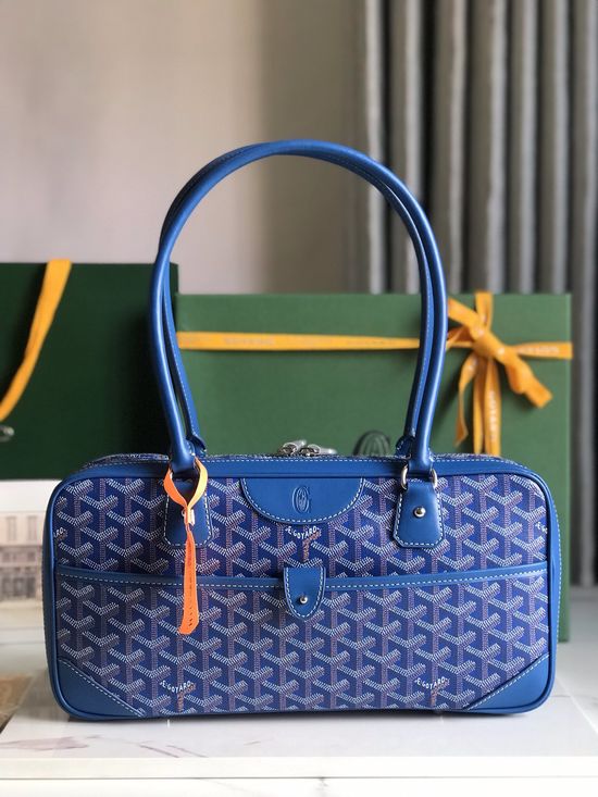 Goyard Vintage Baguette Bag Elegant Leather Handbag 020199