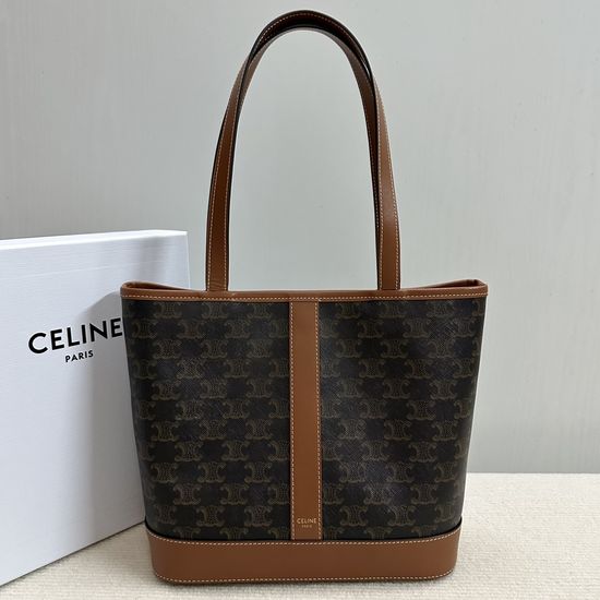Celine Triomphe Canvas Cabas Small Handbag 115082