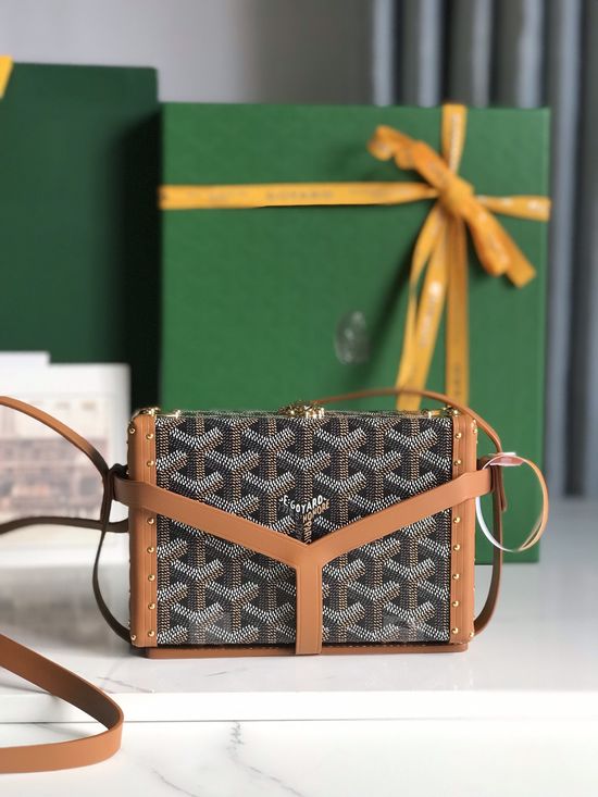 Goyard Minaudière Classic Trunk Style Bag 020177