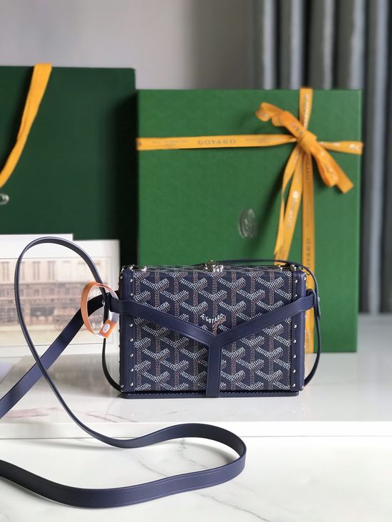 Goyard Minaudière Compact Crossbody Bag 020177