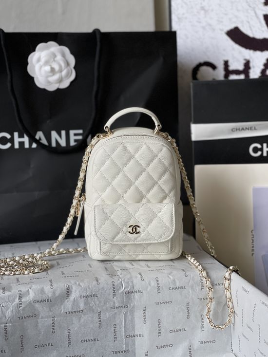 Chanel Caviar Leather Mini Backpack AP3753