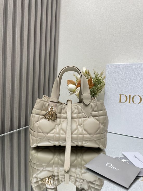 Christian Dior Toujours Cannage Leather Handbag 2822