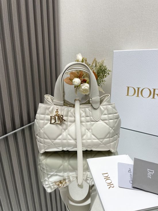 Christian Dior Christian DiorTOUJOURS White Small Handbag 2822