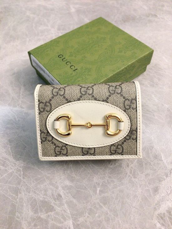 Gucci 1955 Horsebit Canvas Card Holder 621887