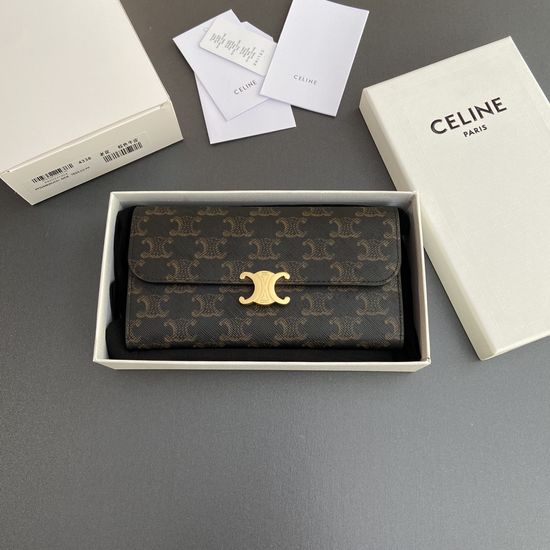 Celine Triomphe Printed Wallet 10E312
