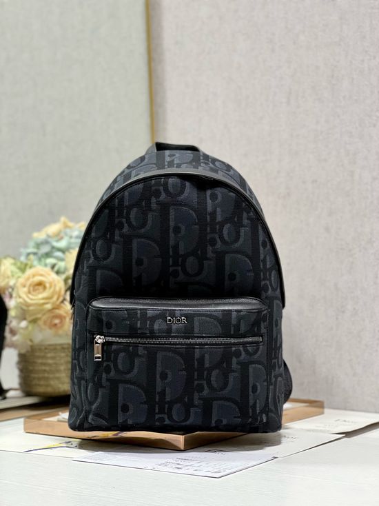 Christian Dior Oblique Large Canvas Backpack 5631