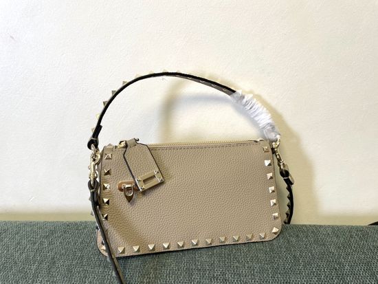 Valentino Rockstud Grainy Calfskin Crossbody Bag 5500