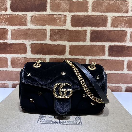 Gucci Velvet Shoulder Bag 443497