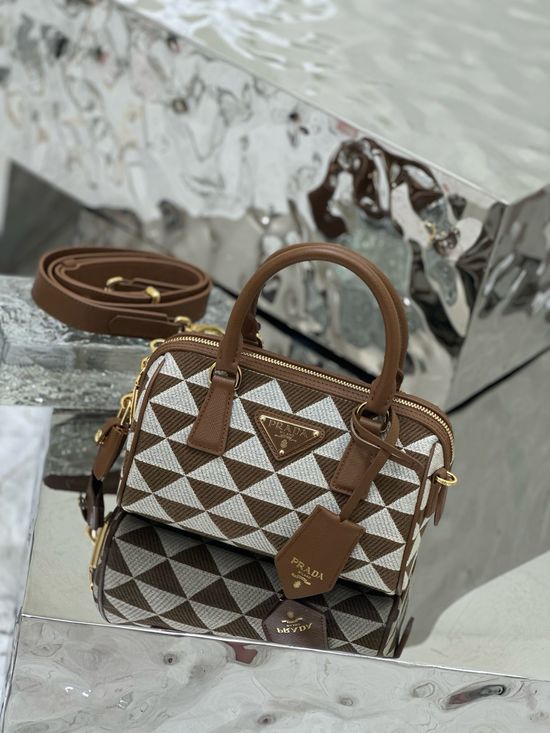 Prada Embroidered Pillow Bag 1BB846