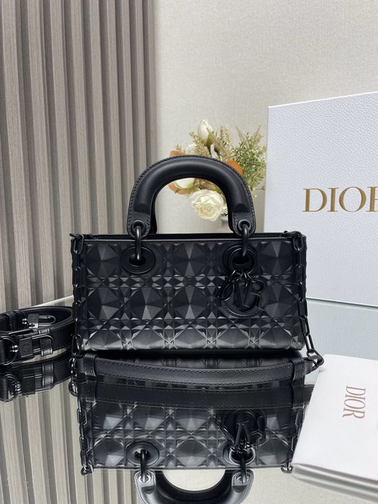 Christian Dior Lady DJoy Black Diamond Pattern 0613