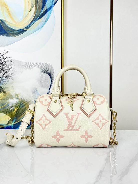 Louis Vuitton SPEEDY Leather Handbag M46875