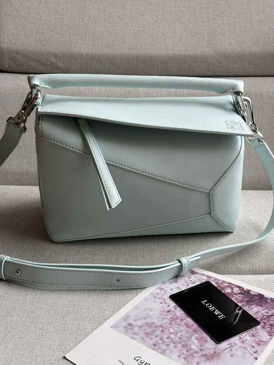 Loewe Puzzle Classic Leather Geometric Shoulder Bag 3001B