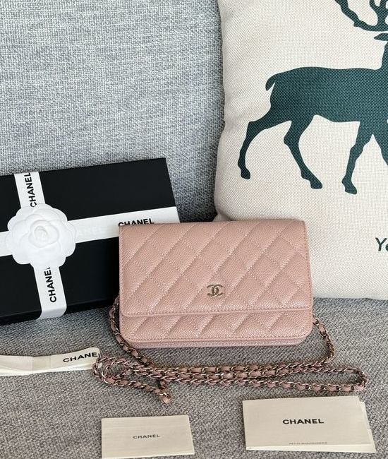 Chanel Magnetic Buckle Series Grained Cowhide Bag AP330