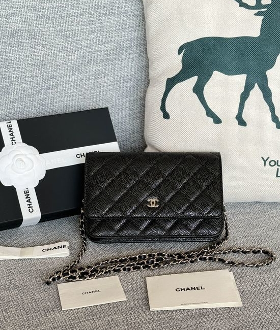 Chanel Magnetic Buckle Series Grained Leather Bag AP330