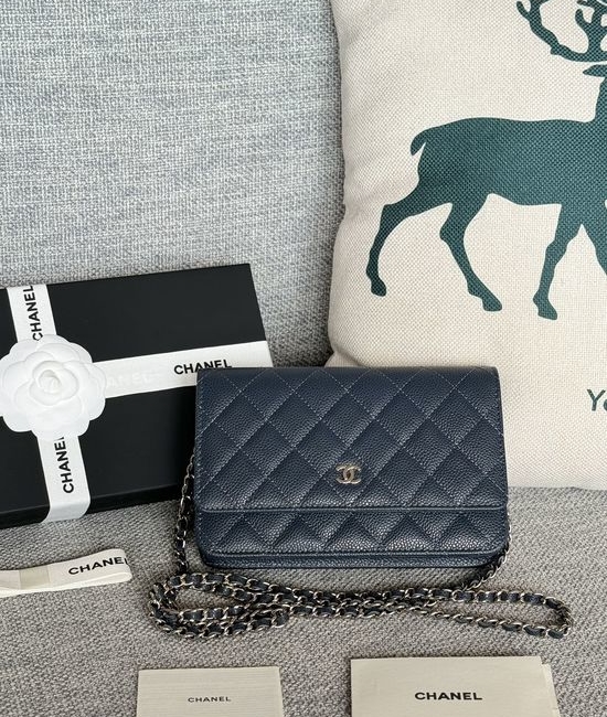 Chanel Magnetic Buckle Series Grained Leather Bag AP330