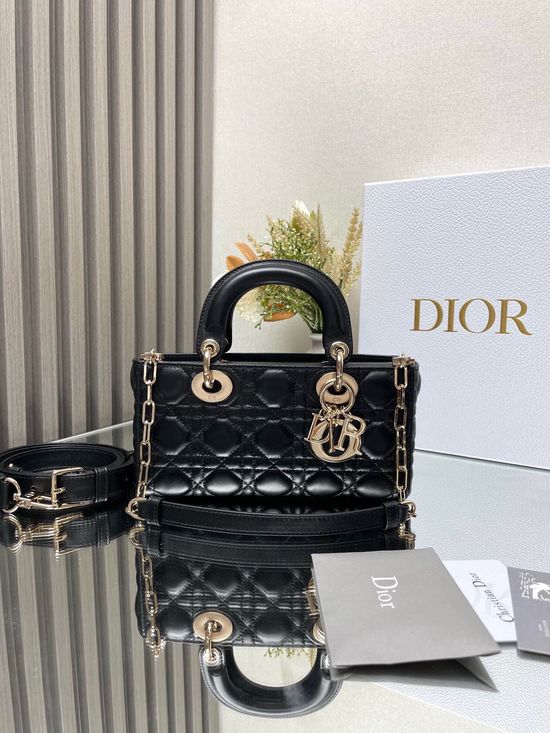 Christian Dior LADY D-JOY Small Lambskin Bag 0613