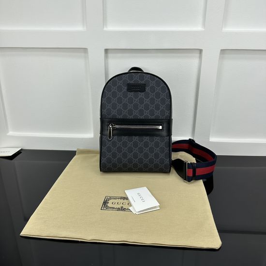 Gucci GG Supreme Sling Backpack 771164