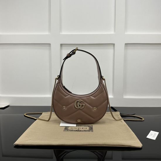 Gucci GG Marmont Half-Moon Mini Hobo Bag 770983