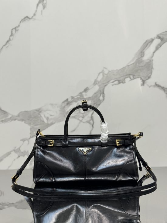 Prada LuxSoftBag Vintage Leather Handbag 1BA426
