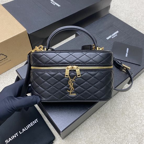 Yves Saint Laurent Quilted Lambskin Shoulder Bag 766731