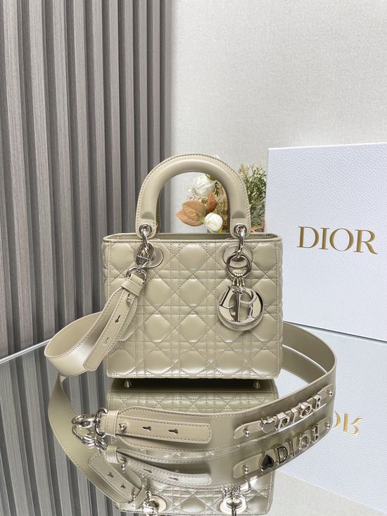 Christian Dior Lady Christian Dior My ABC Beige Lambskin Bag 10986
