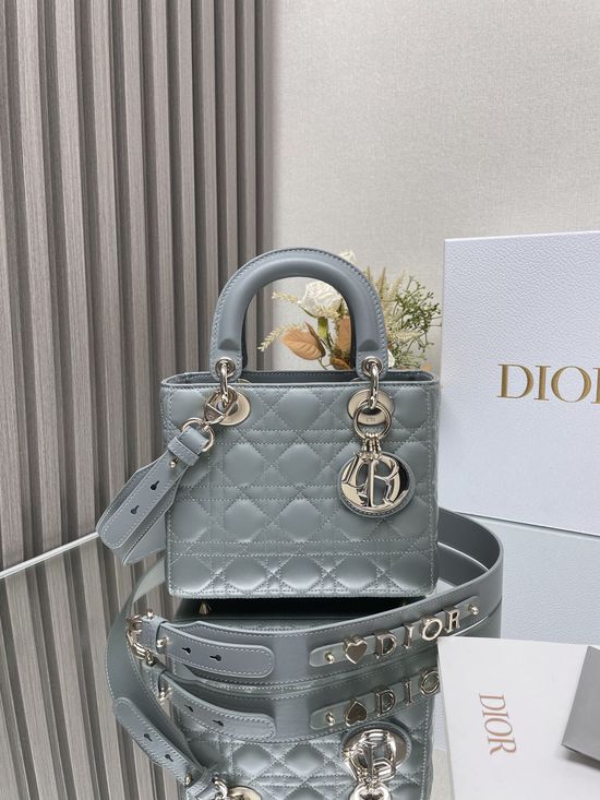 Christian Dior Lady ABC Lambskin Handbag 0538