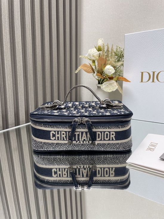 Christian Dior Canvas Cosmetic Pouch Set 23051