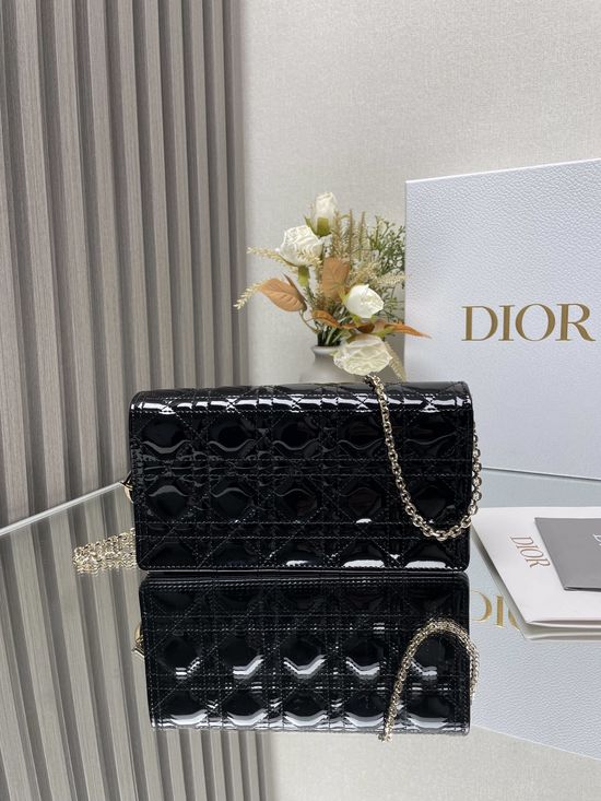 Christian Dior Lady Christian Dior Patent Clutch Set 6612