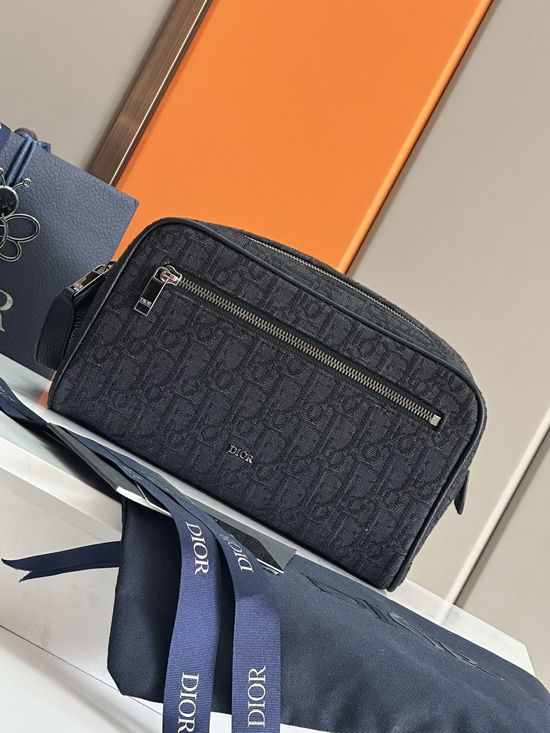 Christian Dior Toiletry Bag Oblique Printed 227
