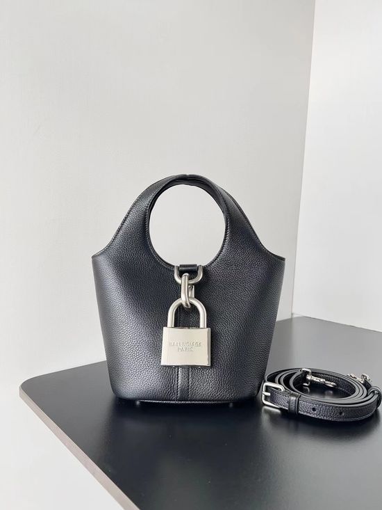 Balenciaga Locker Hobo Bag With Lock 771635