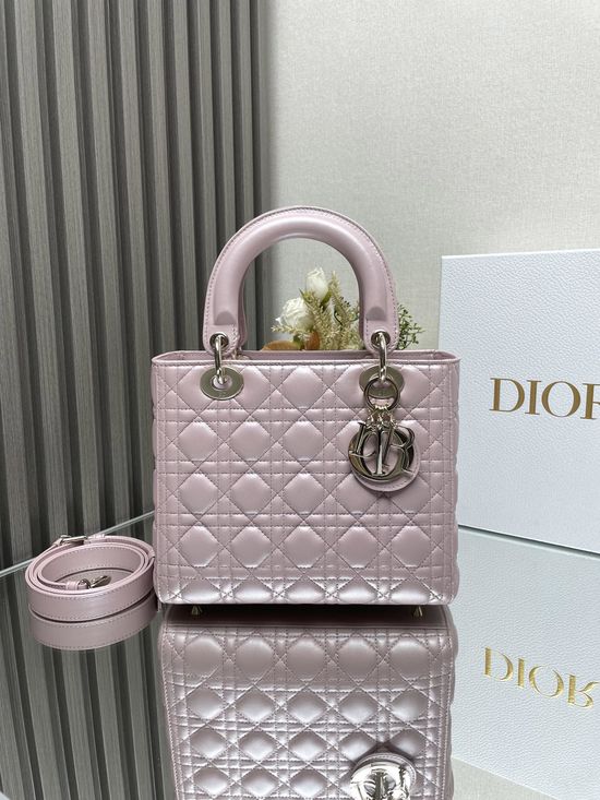 Christian Dior Lady Christian Dior Quilted Lambskin Handbag