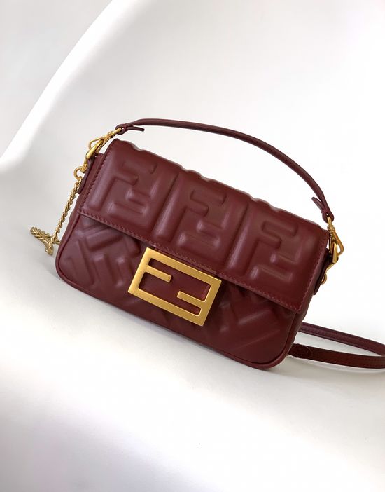 Fendi Baguette Lambskin Crossbody Bag 212