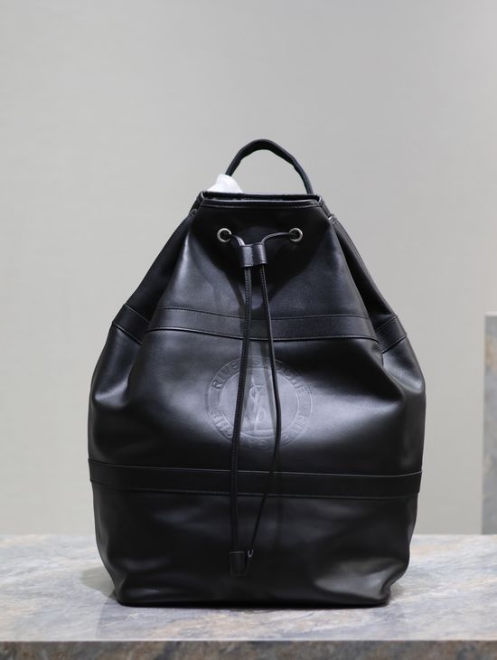Yves Saint Laurent RIVE GAUCHE Logo Badge Backpack 734682
